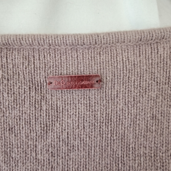 Dolce & Gabanna Button Up Pink V-neck Knit Cartigan Wool Blend 3/4 Sleeves Small - Picture 13 of 16